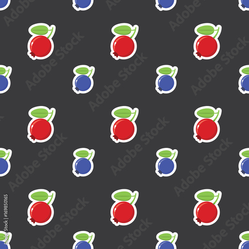 Cranberry Ripe And Juicy Pattern