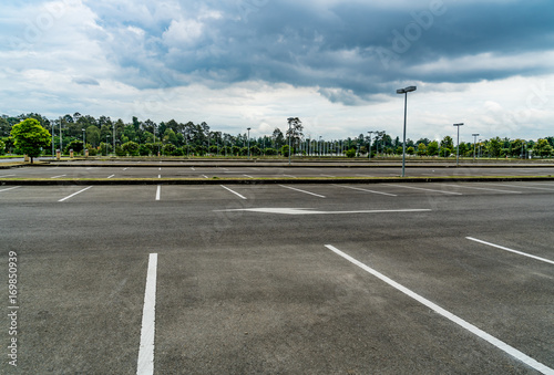 Empty car park © santagig