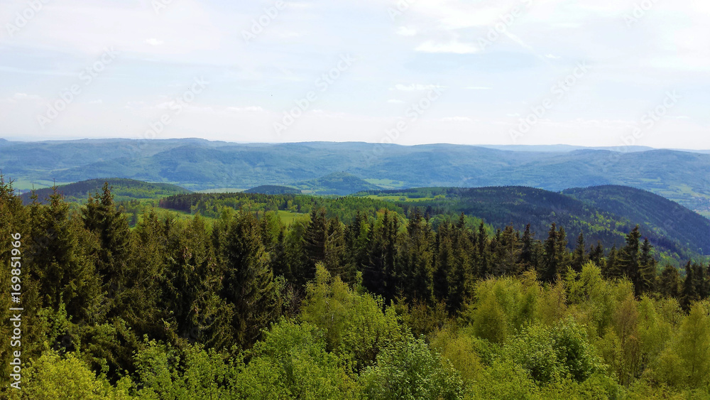Mountain views. Nort Czech. Czech republic