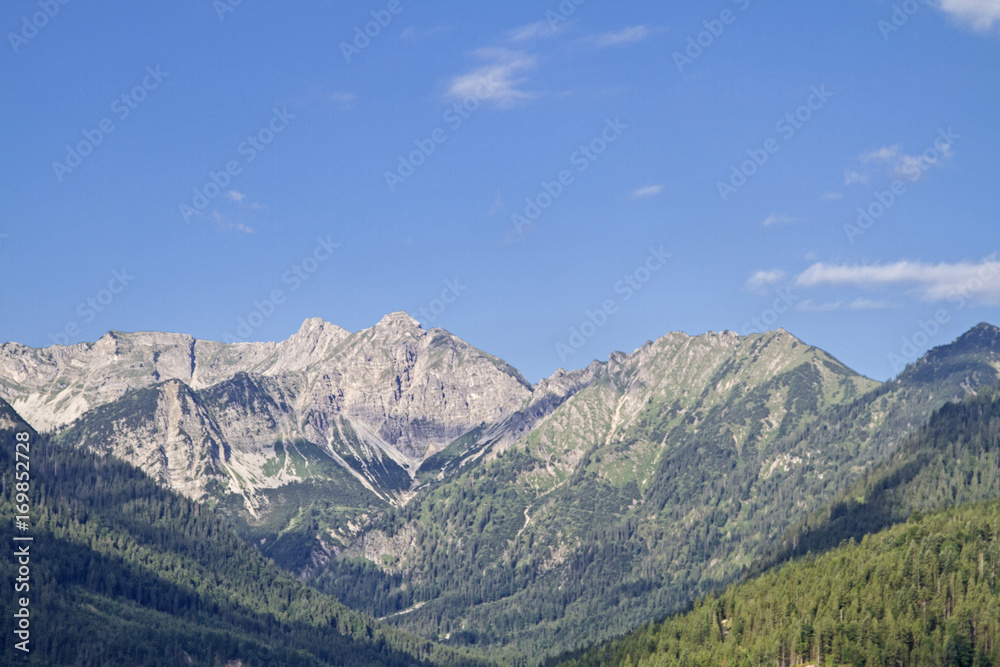 Fototapeta premium Gipfel der Soierngruppe