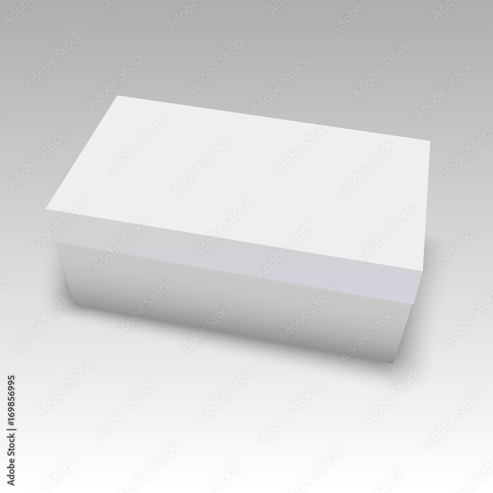 Blank shoe box template. Vector illustration. Blank shoe box template. Vector illustration.