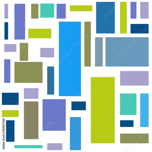 Background with colorful rectangles. Vector background