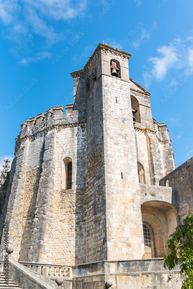     Tomar in Portugal, Convent of Christ, roman monastery
