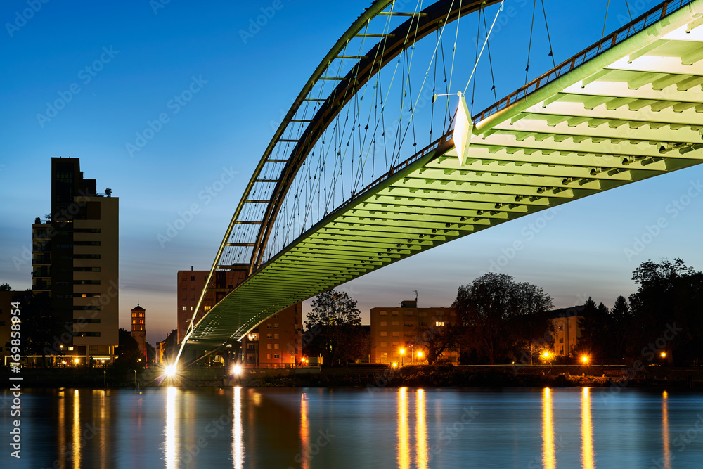 Naklejka premium Dreiländerbrücke in Weil am Rhein