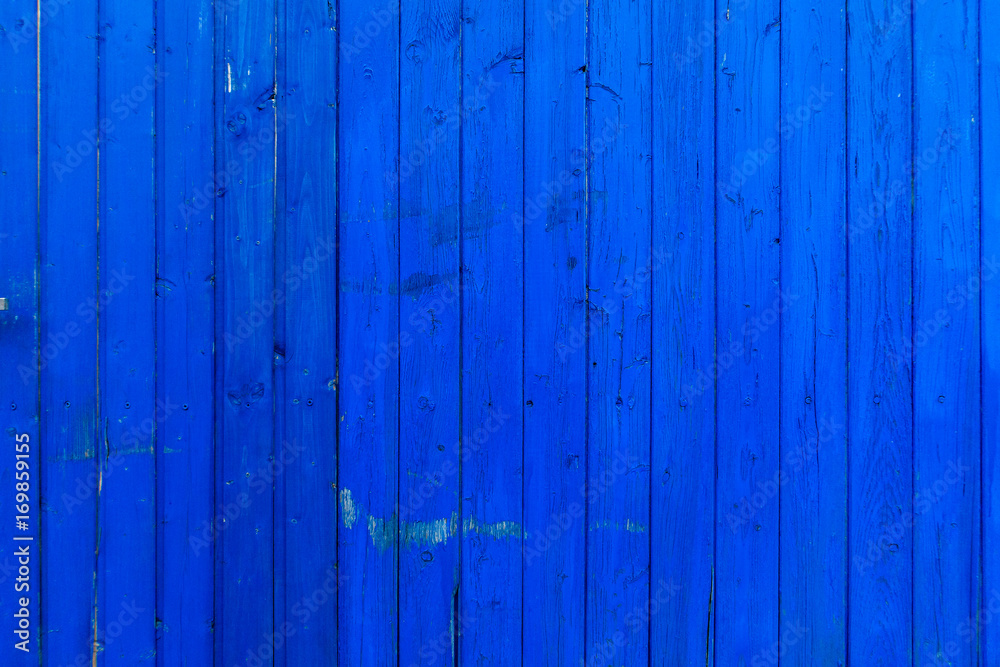 Rustic blue wood wall background. Rustic blue wood wall background.