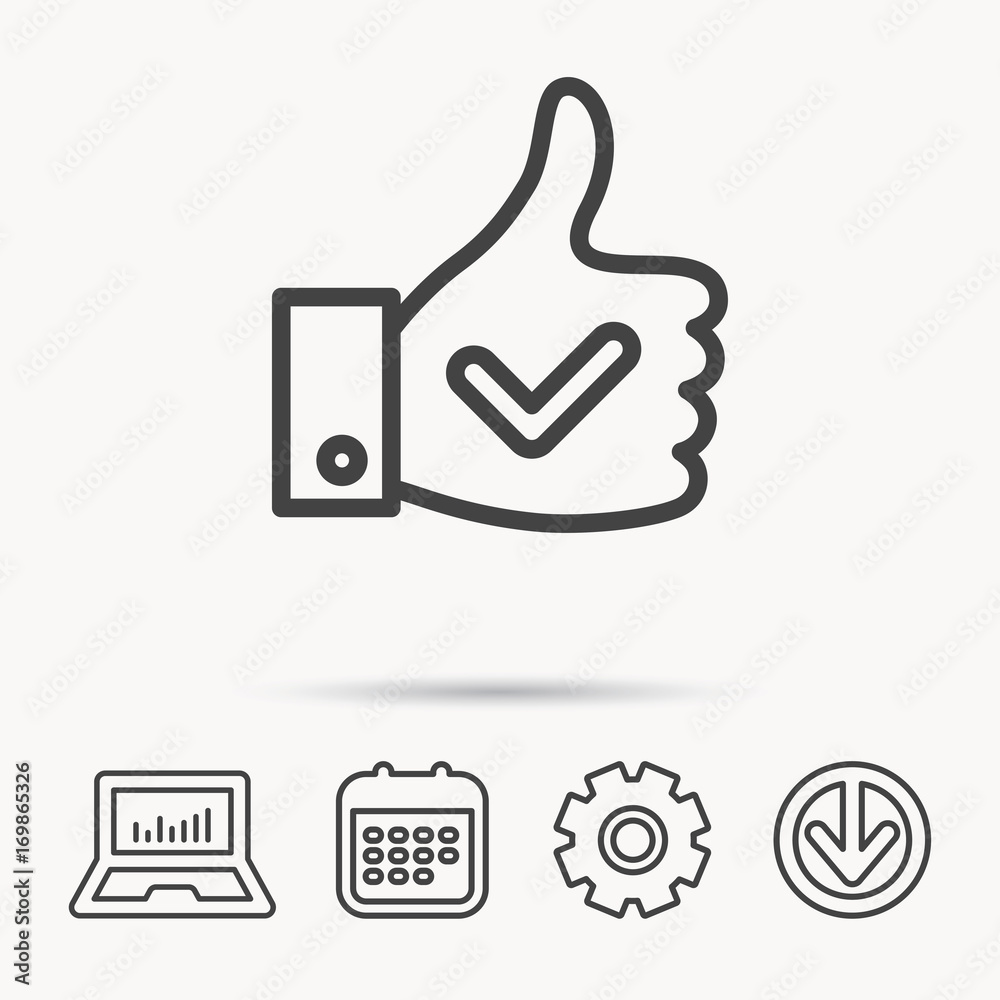 Thumb up like icon. Super cool vote sign. Thumb up like icon. Super cool vote sign.