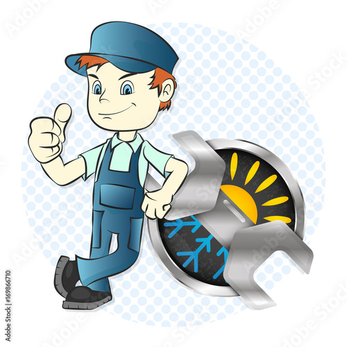 Master of repair and maintenance of air conditioners