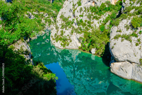 Basses Gorges du Verdon pr  s de Quinson. Provence  France.