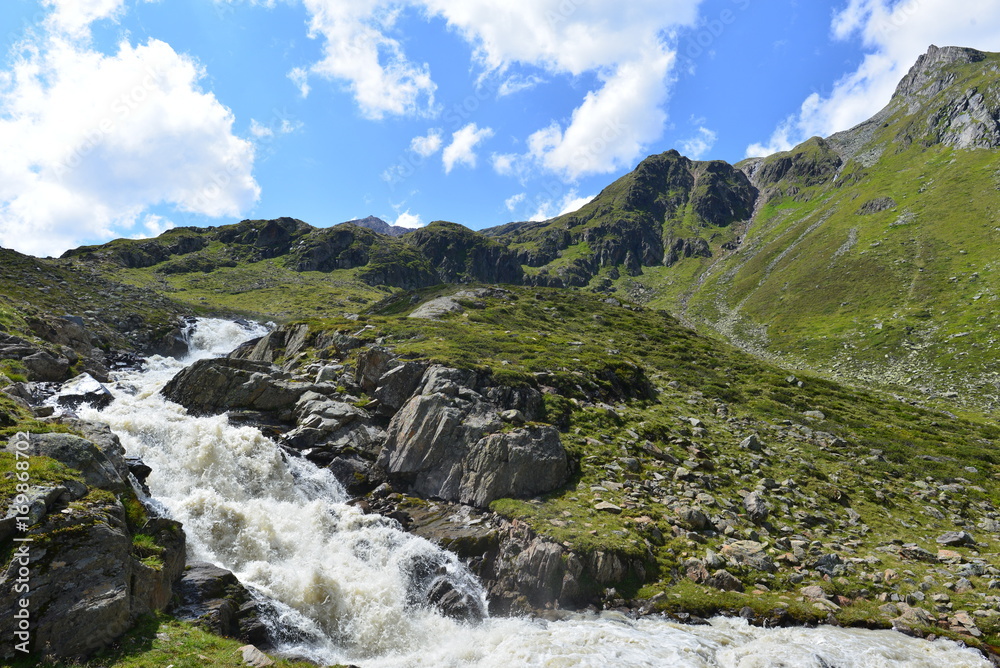 Rifflbach im Riffltal im Kaunergrat/Ötztaler Alpen 
