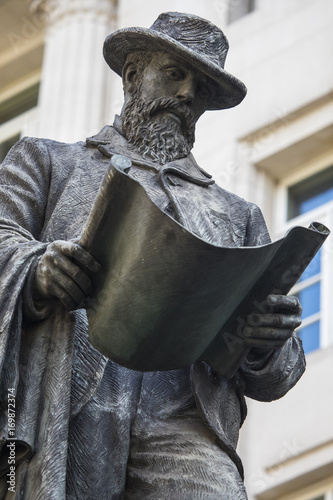 James Henry Greathead Statue in London photo