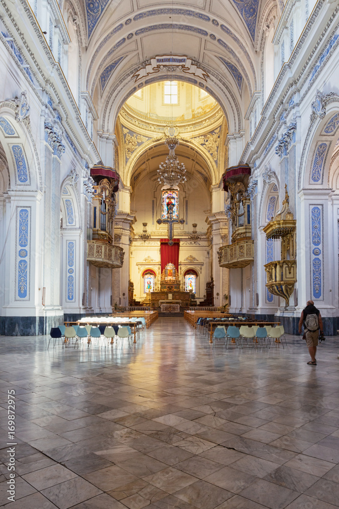 Piazza Armerina (Sicily, Italy) - The cathedral Maria Santissima Delle Vittorie, interior