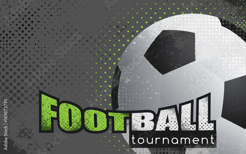 Football, soccer grunge