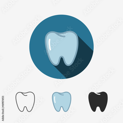 Tooth modern icon