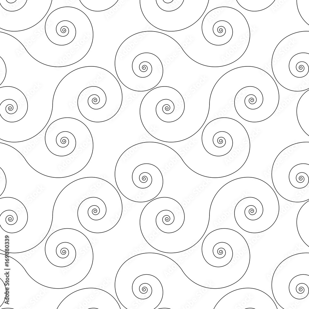 Naklejka premium Spiral pattern