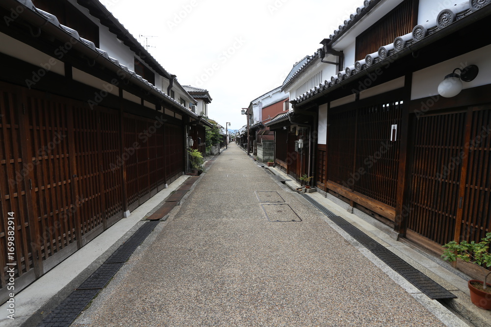 Obraz premium 橿原市 今井町の街並み