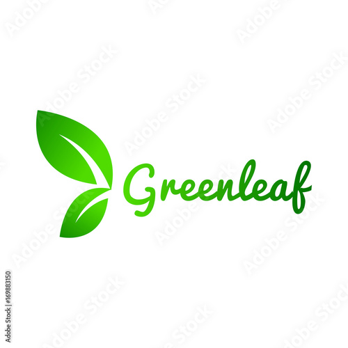 Green Leaf, Leaves Logo