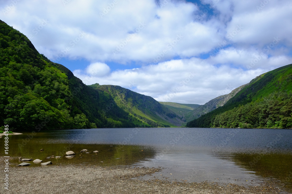 Peaceful lake in Ireland