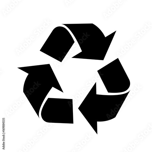 Recycle icon-Vector iconic design