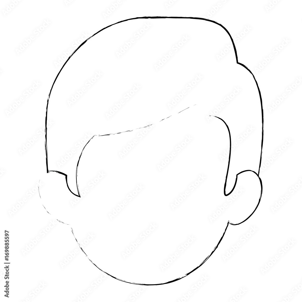 young man head avatar character vector illustration design young man head avatar character vector illustration design