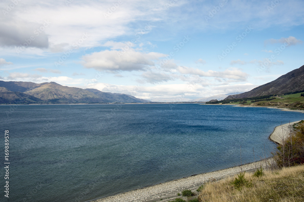Obraz premium Lake Hawea,South Island,New Zealand
