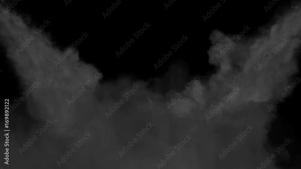 Animated streams of dark smoke filling up whole screen against black background in 4k. Two flow source. Mask included. Animated streams of dark smoke filling up whole screen against black background in 4k. Two flow source. Mask included.