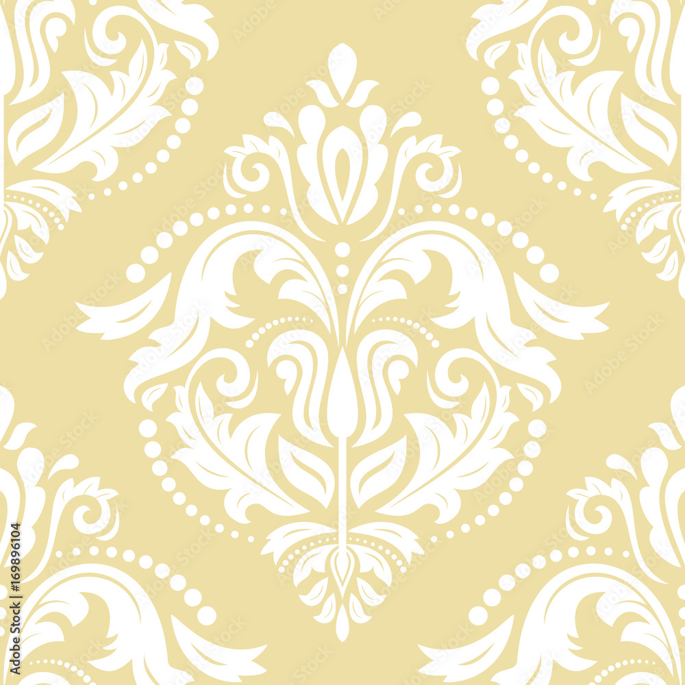 Oriental classic white pattern. Seamless abstract background with repeating elements. Orient background Oriental classic white pattern. Seamless abstract background with repeating elements. Orient background