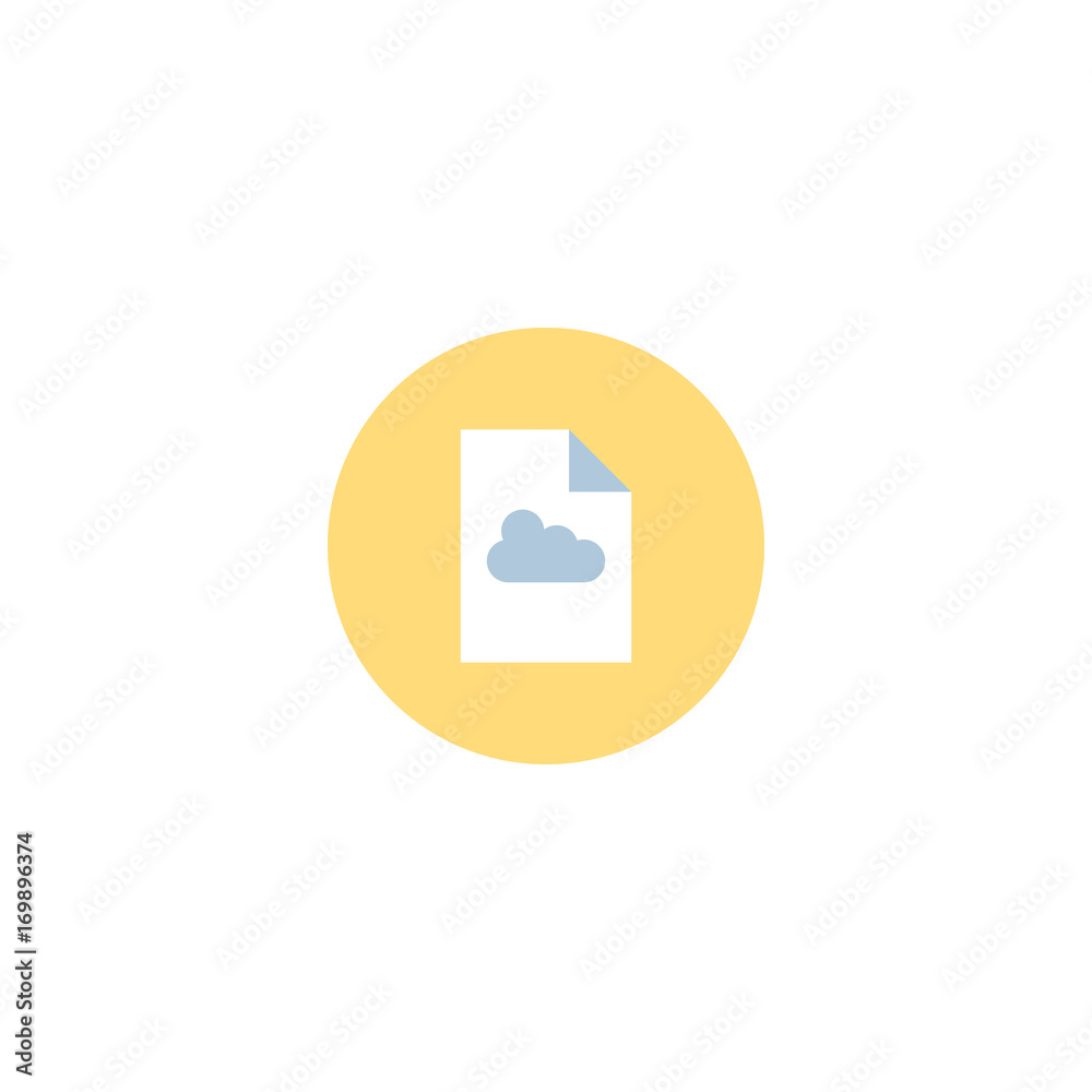 Printing paper flat icon Printing paper flat icon