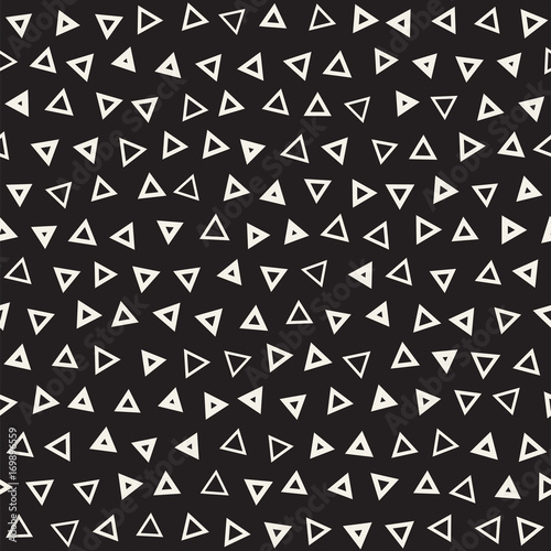 Seamless primitive jumble minimalism patterns. Randomly scattered geometric shapes. Abstract background design