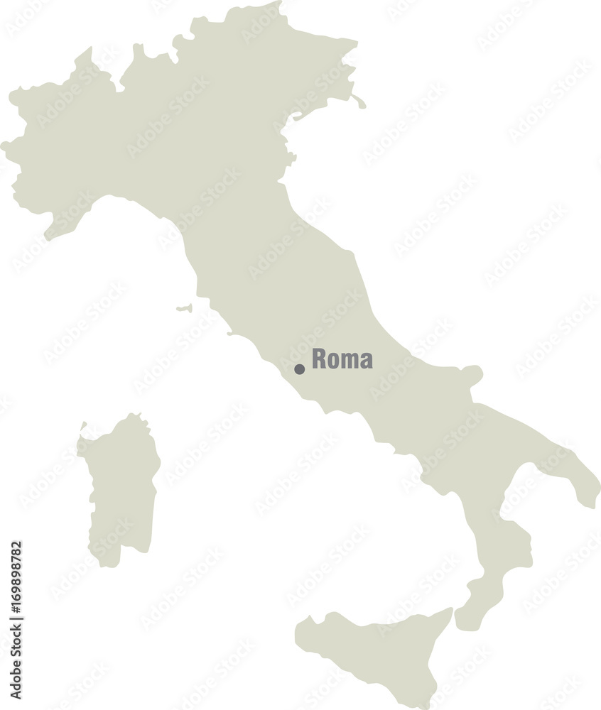 Italy map. vector illustration