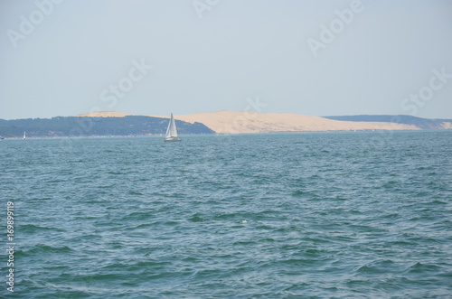 dune du Pilat vue de la mer