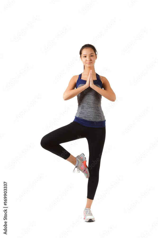 Fitness woman full length