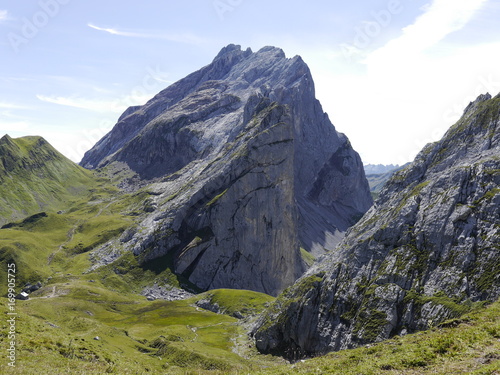 Blick vom Verajoch durch das Schweizertor