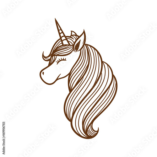 unicorn illustration vector