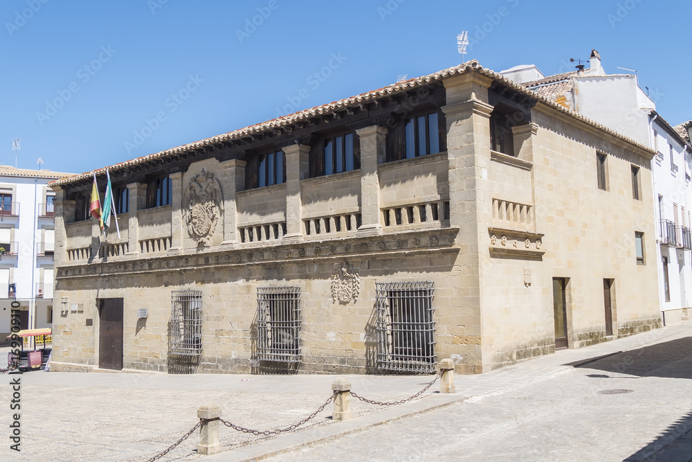 Old butchers, Populo square, Courts actually,  Baeza, Jaen, Spain