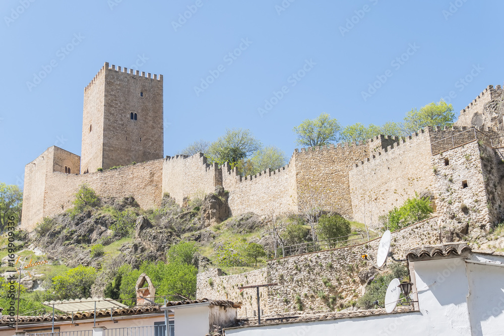 Yedra castle in Cazorla, Jaen, Spain