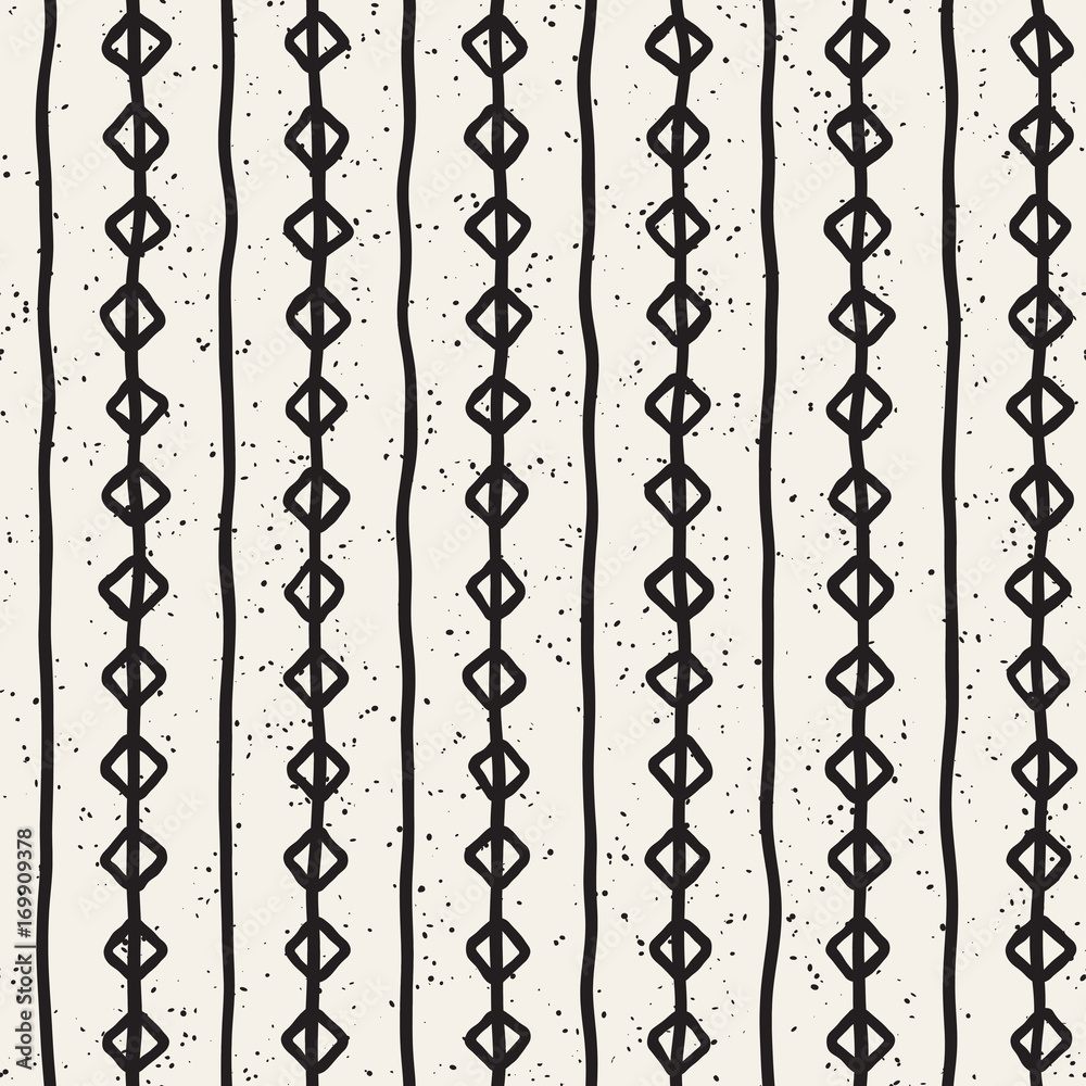 Seamless pattern with hand drawn lines. Abstract background with freehand brush strokes. Black and white texture. Ornament for wrapping paper. Seamless pattern with hand drawn lines. Abstract background with freehand brush strokes. Black and white texture. Ornament for wrapping paper.