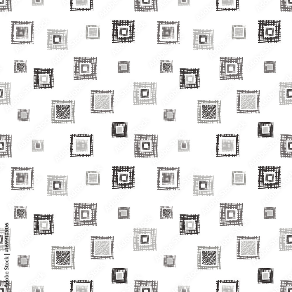 Seamless vector geometrical pattern with rhombus, squares. endless background with hand drawn textured geometric figures. Pastel Graphic illustration Template for wrapping, web backgrounds, wallpaper Seamless vector geometrical pattern with rhombus, squares. endless background with hand drawn textured geometric figures. Pastel Graphic illustration Template for wrapping, web backgrounds, wallpaper