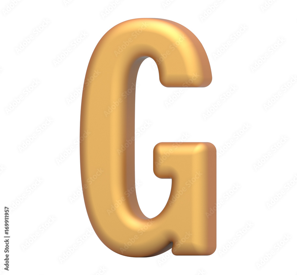 golden letter G golden letter G