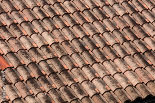Dach Dachziegel in Südeuropa Spanien