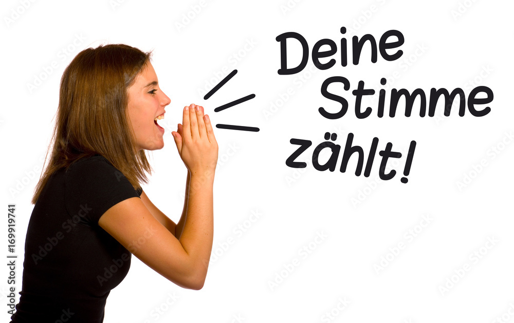 Deine Stimme zählt! StockFoto Adobe Stock