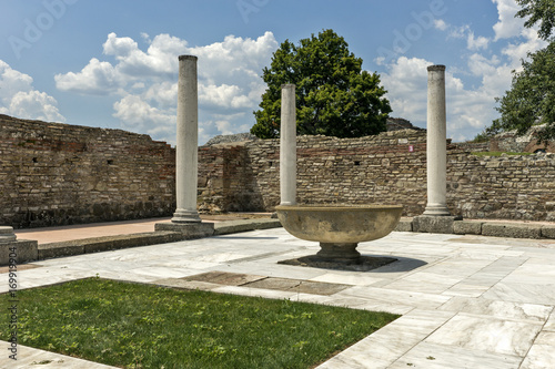 Zajecar, Serbia -  July 09, 2017: The historical archaeological site of Felix Romuliana from the Roman Empire photo