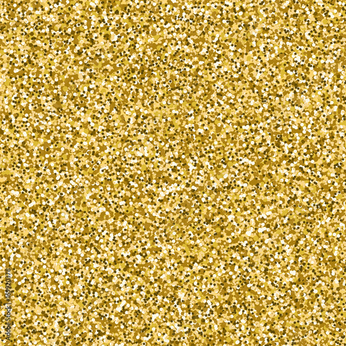 Vector image of gold glitter textured background