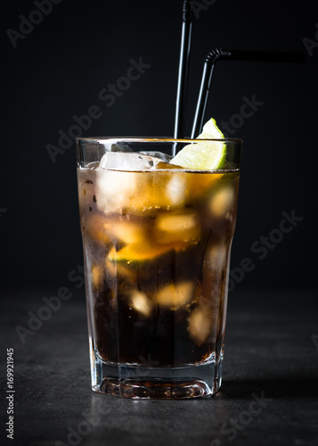 Wallpaper Mural Cuba libre on dark background. Torontodigital.ca