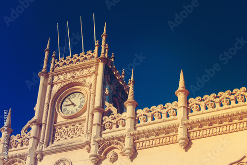 Rossio Station is Neo Manueline building in Lisbon, Portugal.