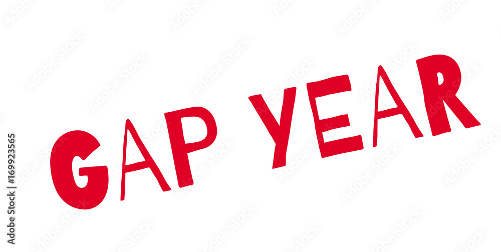 Gap Year rubber stamp. Grunge design with dust scratches. Effects can be easily removed for a clean, crisp look. Color is easily changed. Gap Year rubber stamp. Grunge design with dust scratches. Effects can be easily removed for a clean, crisp look. Color is easily changed.