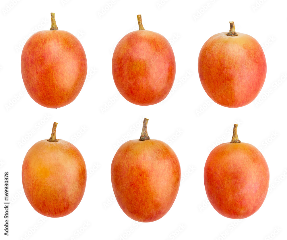 pink grapes