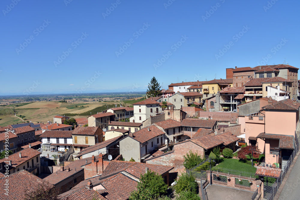 panorama del Monferrato, Piemonte, Italia
