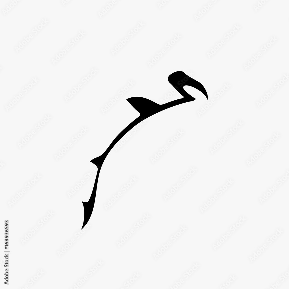 Obraz premium Vector hammerhead shark logo