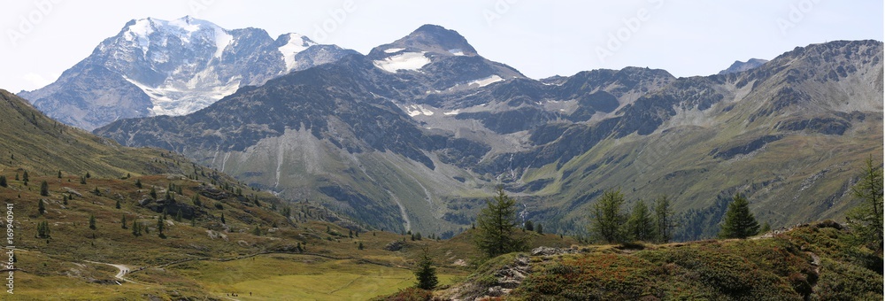 Fototapeta premium Simplon Pass - Panoramic