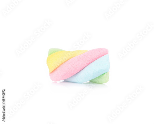 marshmallows  isolated on white background
